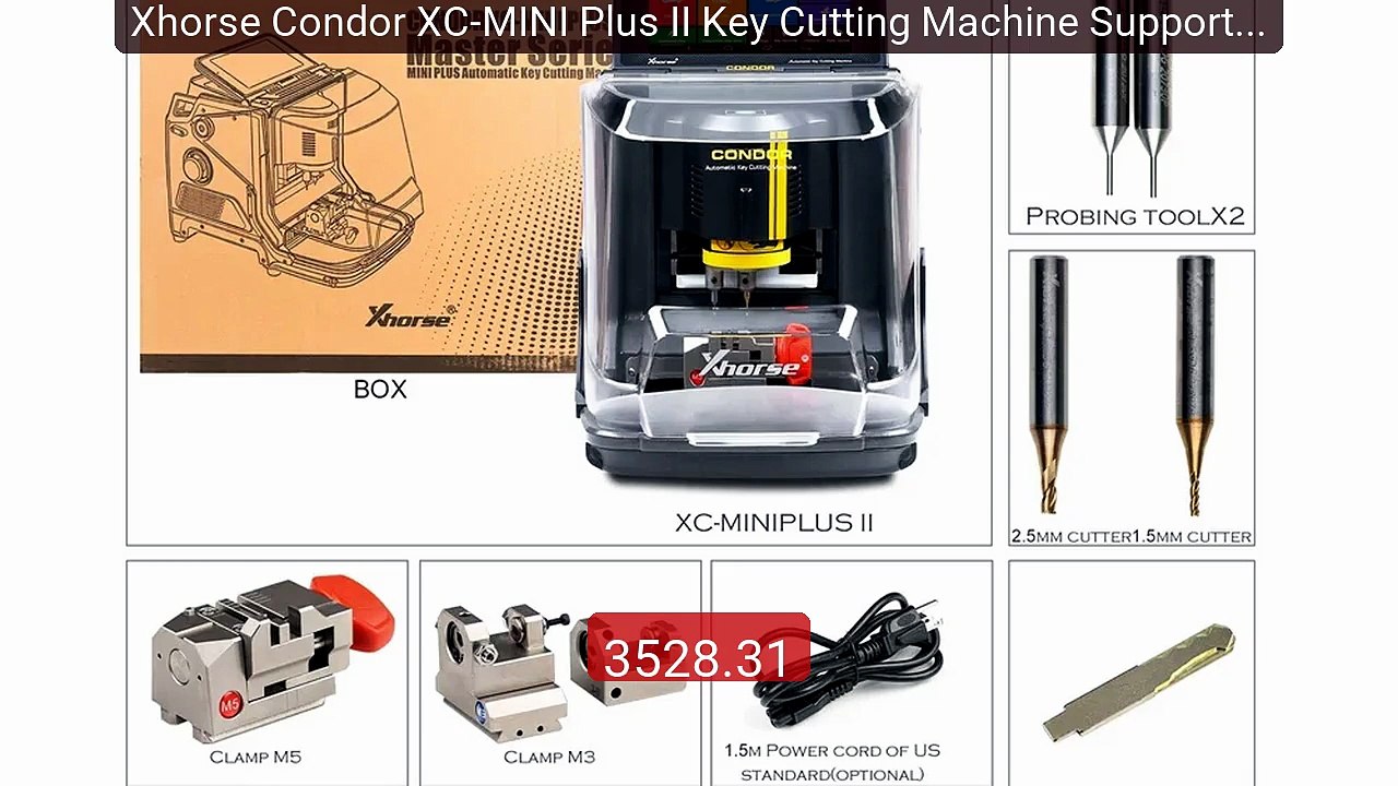 Xhorse Condor XC-MINI Plus II Key Cutting Machine Support Car Moto... -- Best Deal 2026 | Shop Now!