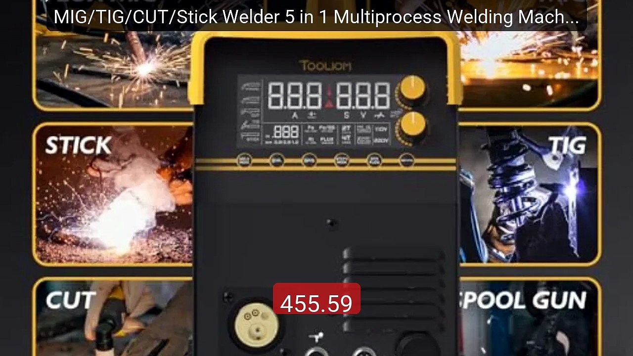 MIG/TIG/CUT/Stick Welder 5 in 1 Multiprocess Welding Machine 110/2... -- Best Deal 2026 | Shop Now!