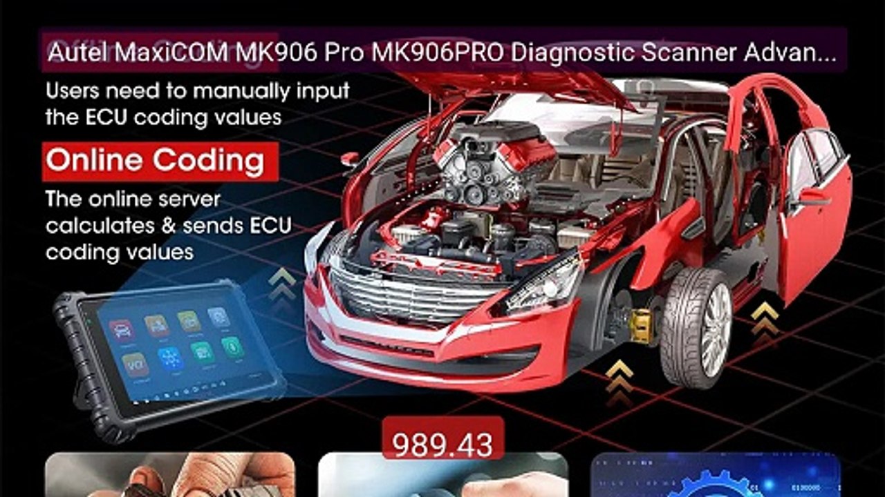 Autel MaxiCOM MK906 Pro MK906PRO Diagnostic Scanner Advanced E... -- Best Buy 2026 | Great Quality!