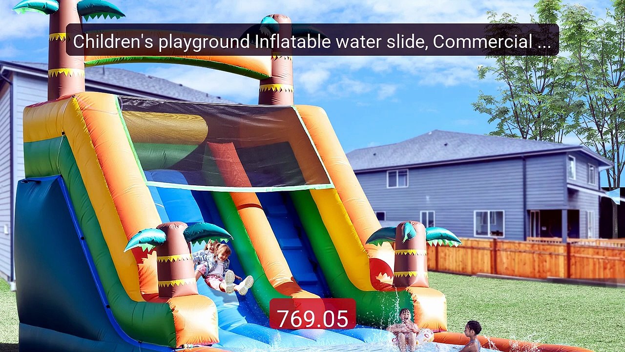 Children's playground Inflatable water slide, Commercial Bounc... -- Hot Deal 2026 | Limited Offer!