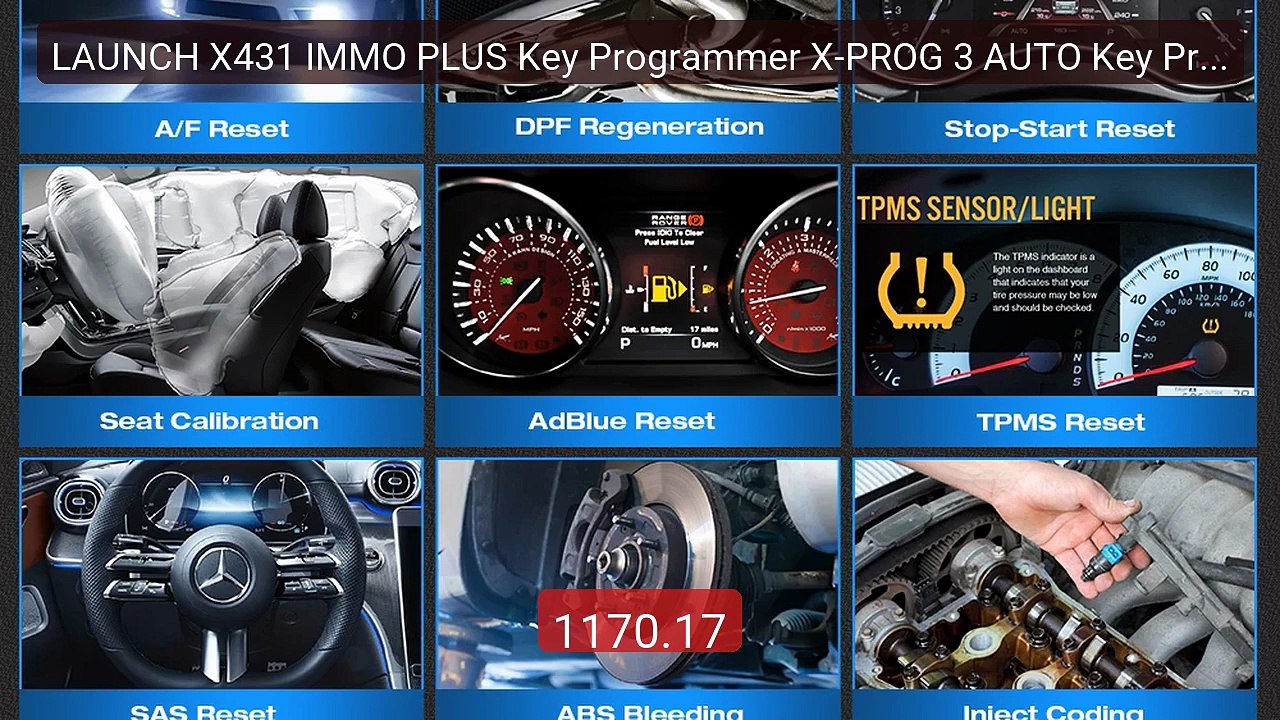 LAUNCH X431 IMMO PLUS Key Programmer X-PROG 3 A...