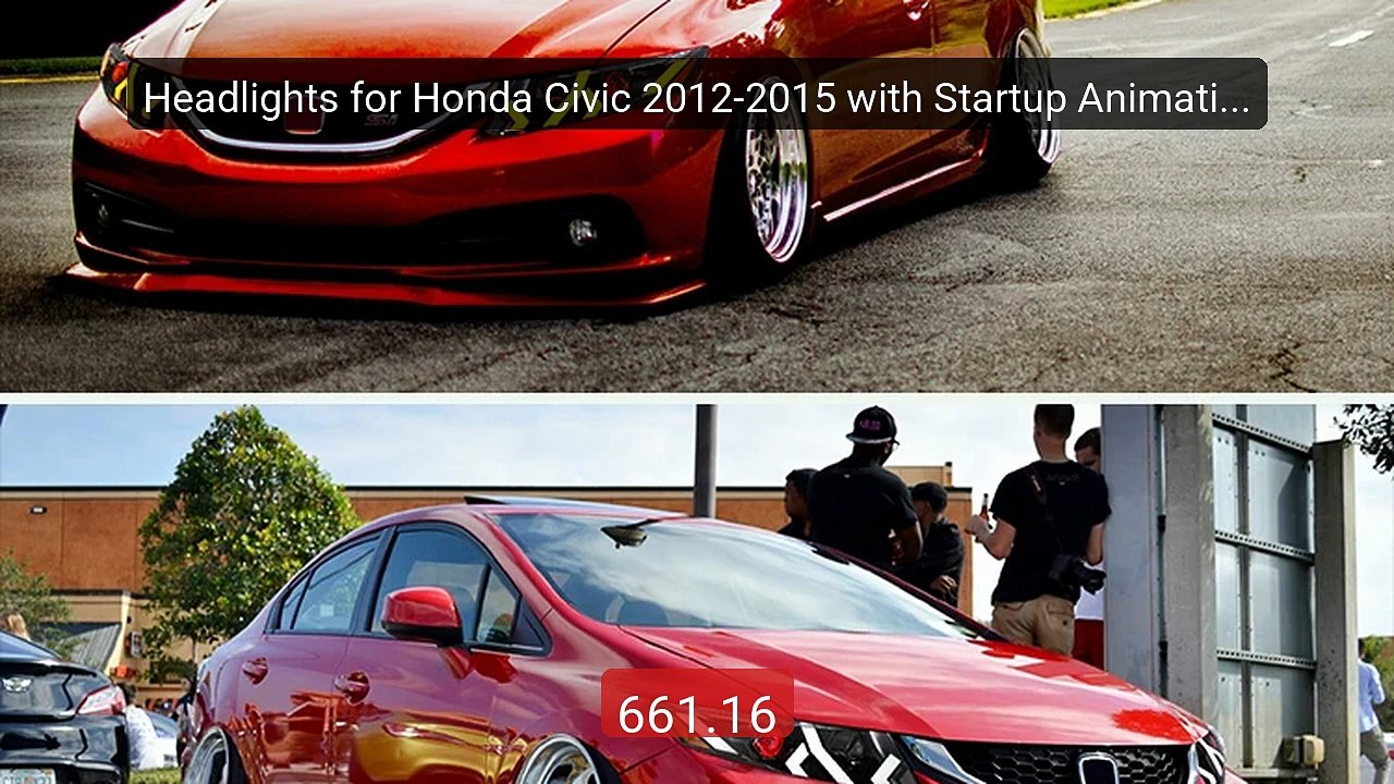 Headlights for Honda Civic 2012-2015 with Startup Animation & ... -- Hot Deal 2026 | Limited Offer!