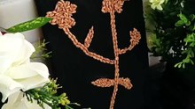 Beautiful cardboard flower made easily.