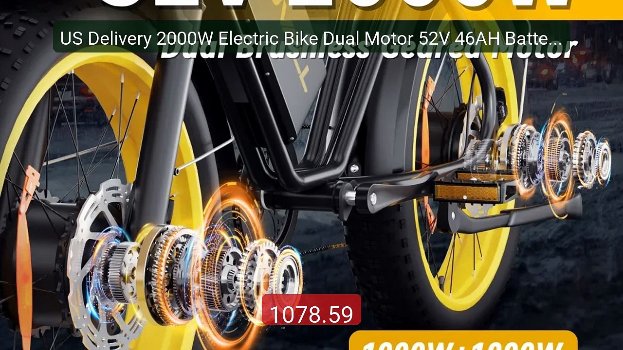 US Delivery 2000W Electric Bike Dual Motor 52V 46AH Battery 35... -- Best Buy 2026 | Great Quality!