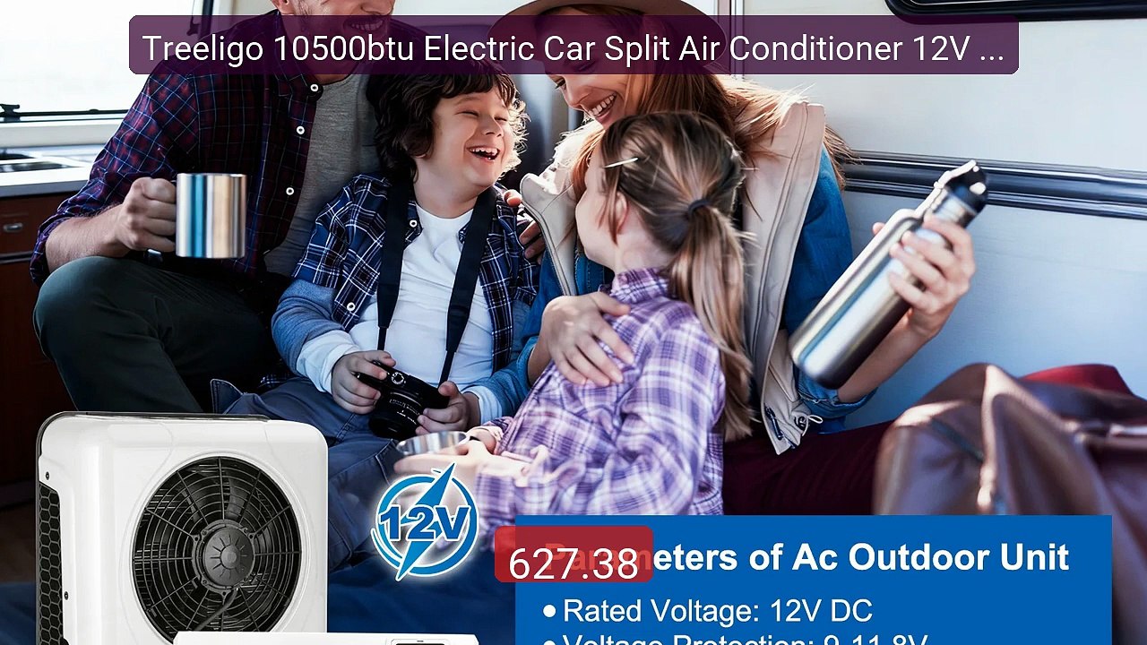 Treeligo 10500btu Electric Car Split Air Conditioner 12V Park... -- Amazing Value 2026 | Must Have!