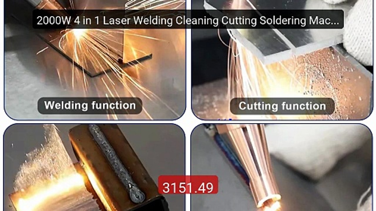 2000W 4 in 1 Laser Welding Cleaning Cutting Soldering Machine for ... -- Best Deal 2026 | Shop Now!