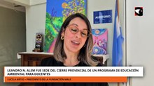 Leandro N. Alem fue sede del cierre provincial de un programa de educación ambiental para docentes
