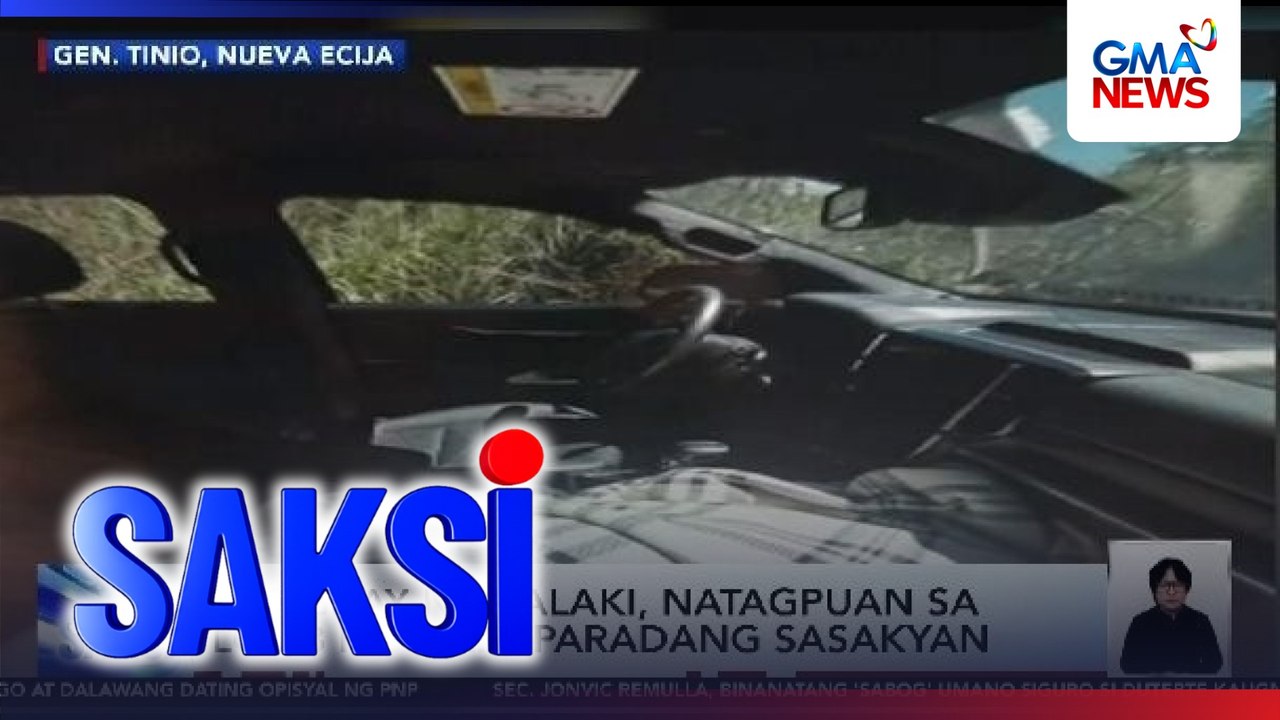 Bangkay ng lalaki, natagpuan sa loob ng nakaparadang sasakyan | Saksi