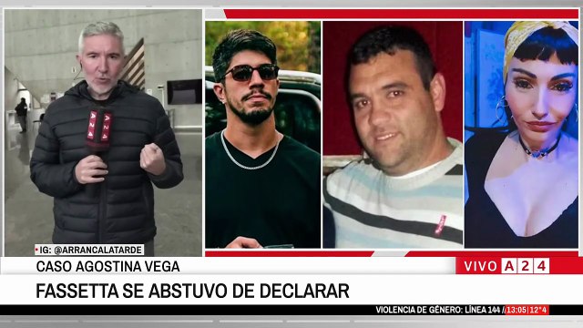 Femicidio de Agostina: Fassetta no declaró y su abogado aseguró que es inocente
