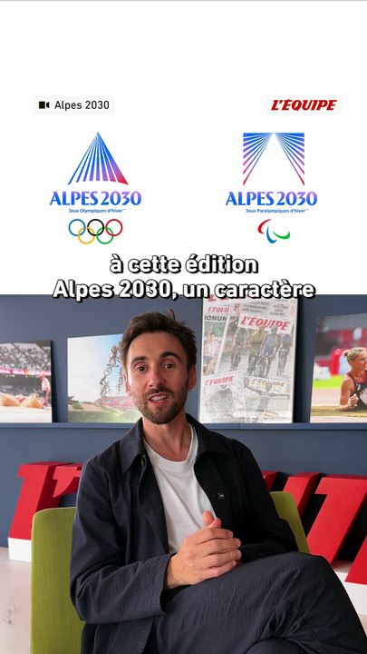Les emblèmes des Jeux d'hiver Alpes 2030 sont dévoilés - JO 2030