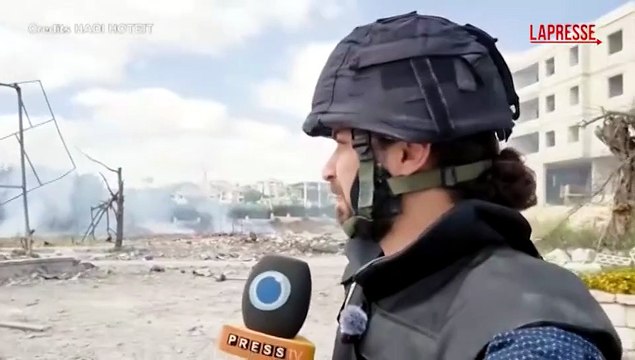 Libano, giornalista ferito da un drone durante una diretta: il momento dell?esplosione ripreso dalla telecamera