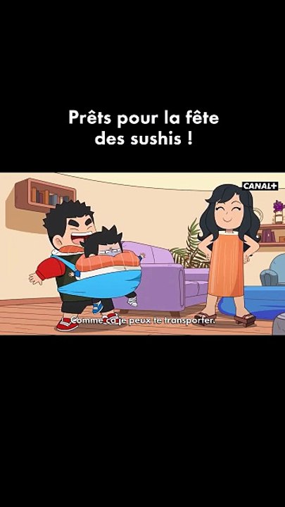 🍣 Aujourd'hui, c'est la fête des sushis ! Autant dire que certains sont plus motivés que d'autres. 😅