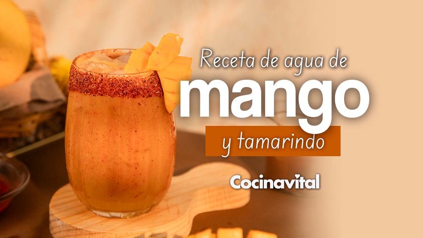 Receta de agua de tamarindo y mango