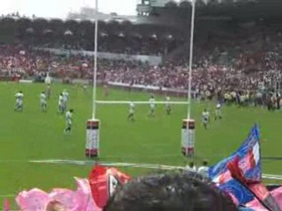 Stade français - Toulouse demi-finale Entrée joueurs