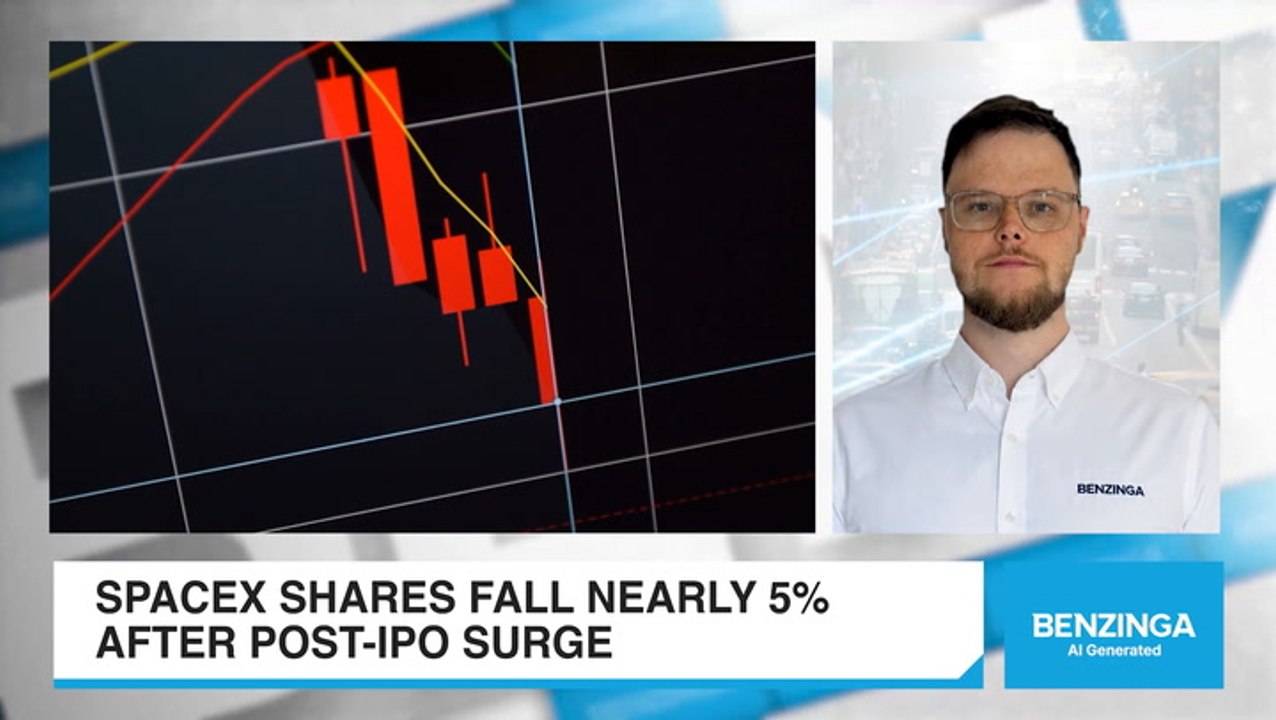 SpaceX Shares Fall