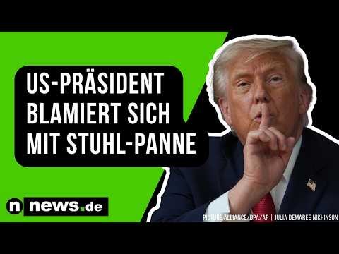 Donald Trump: US-Präsident blamiert sich bei G7-Gipfel mit Stuhl-Panne