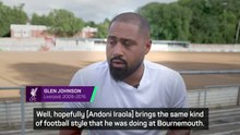 Iraola 'need to get the respect' of Liverpool players - Johnson