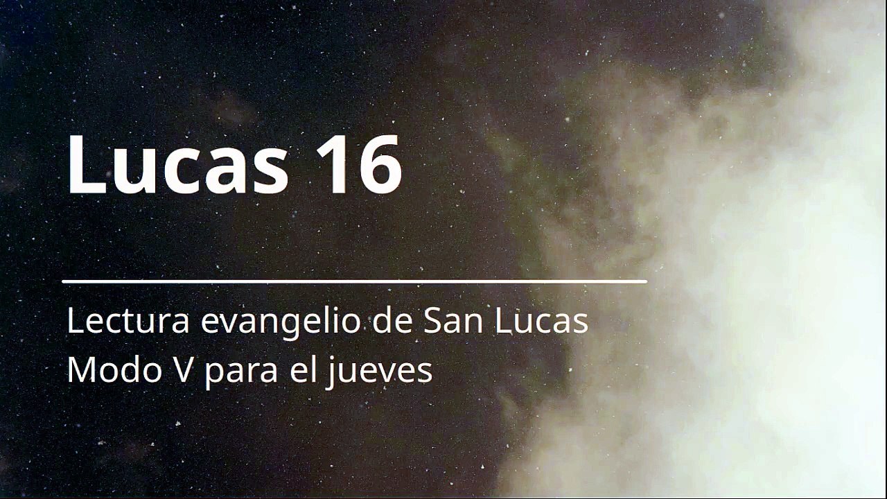 V03o Al inicio de Lucas 16 El administrador audaz