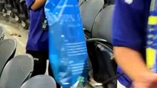 Japan Fans Clean Up