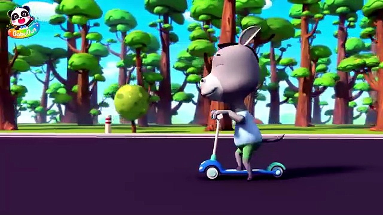 Dinosaur Rescue Bus _ Wheels on the Bus _ Nursery Rhymes _ Kids Songs _ BabyBus
