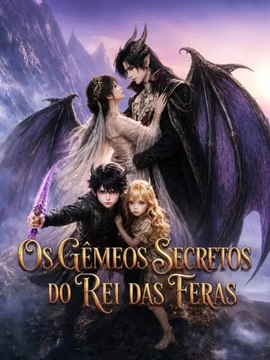 (Dublagem) Os Gêmeos Secretos do Rei das Feras | Série Completa | Short Drama Português Full Episode | DramaFlix Hub