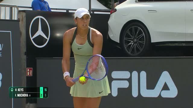 Berlin - Keys s’impose face à Muchova