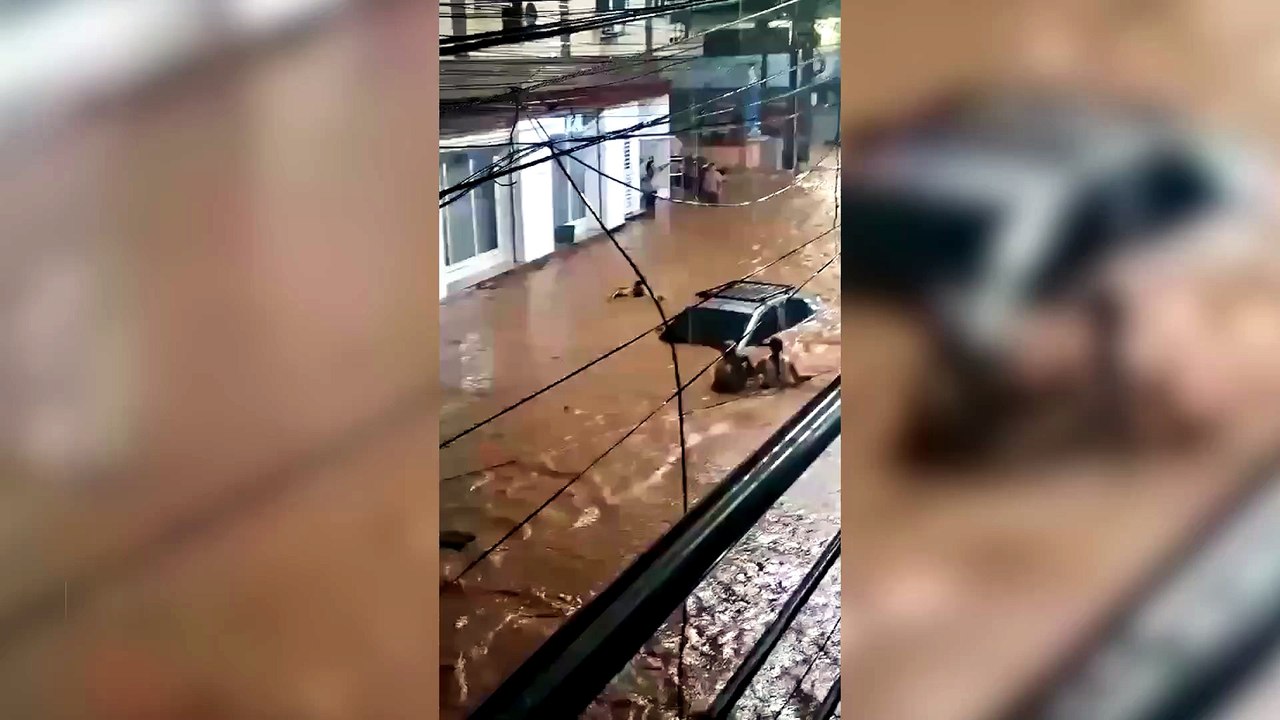 Torrential rains have caused severe flooding in Segovia, Colombia