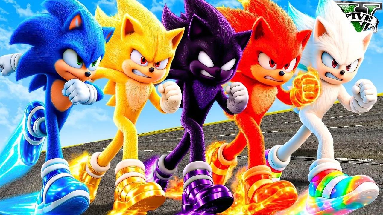 Which Sonic Shoes Are the Fastest in GTA 5? (Sonic Movie Mod)
