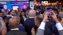 Макрон и Моди осмотрели индийский павильон на французской VivaTech