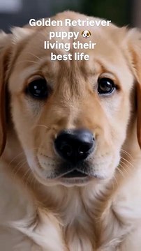 🐶 Golden Retriever puppy living their best life. Just another day with Golden Retriever puppy..mp4