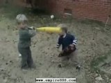 Kid Uses Baby Brothers Face As