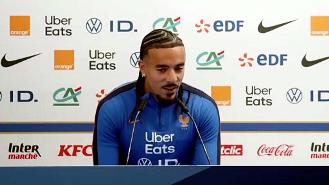 Malo Gusto, latéral des Bleus, rassurant sur sa cheville : « C'est un petit hématome, ça devrait aller » - Foot - Coupe du monde 2026