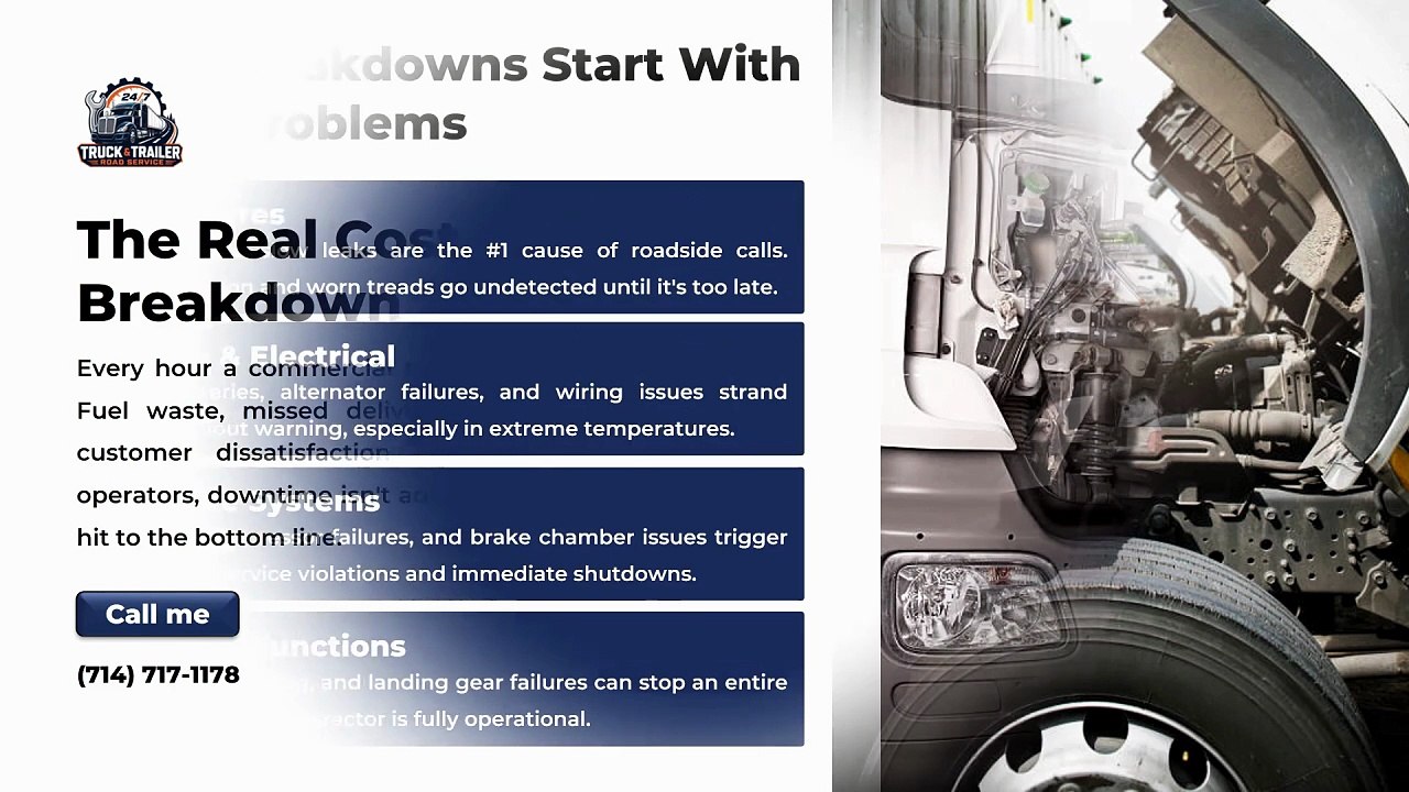 24/7 Truck & Trailer Road Service | Truck repair shop in Anaheim CA