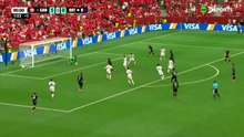 Jonathan David selló con un triplete el 6 a 0 ante Qatar
