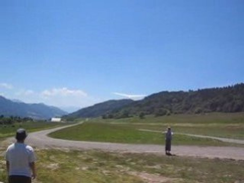 décollage au treuil