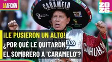 ‘Caramelo’ pierde su icónico sombrero tras incidente en el Estadio Ciudad de México