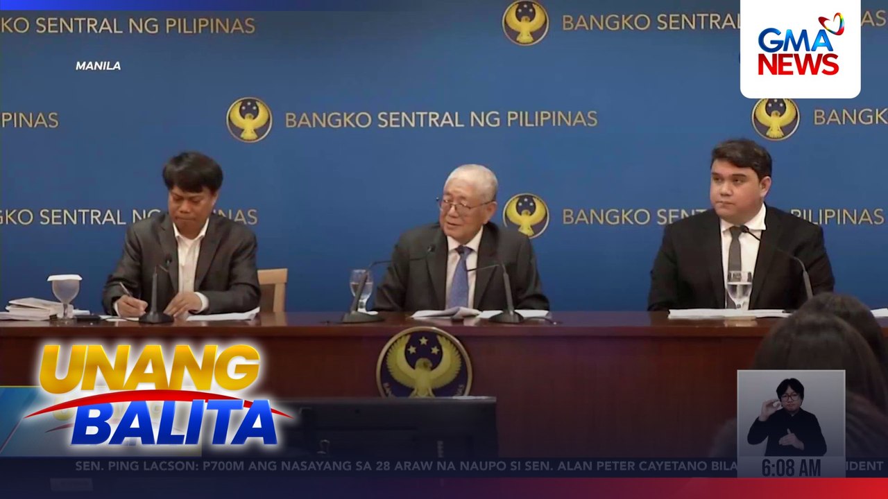 BSP - Key policy rate, itinaas sa 4.75% para makontrol ang inflation | Unang Balita