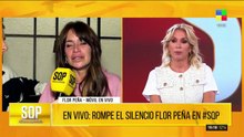 Flor Peña adelantó el fin de su programa en Luzu TV