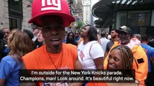 Party time for Knicks fans at NBA Trophy parade