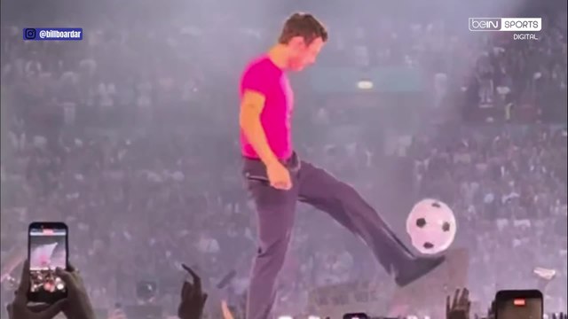 Harry Styles shows his Messi soccer tricks during concert at Wembley Stadium