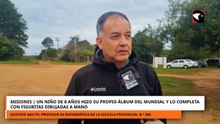 Un niño de 8 años hizo su propio álbum del Mundial y lo completa con figuritas dibujadas a mano