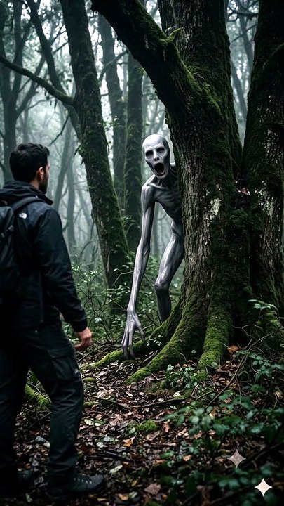 You see this behind a tree at 3 AM. RUN. 💀🚫