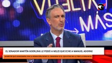 El Senador Martín Goerling le pidió a Milei que eche a Manuel Adorni