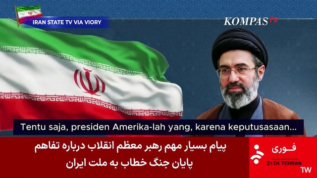 Kata Mojtaba Khamenei Soal Kesepakatan Damai Iran & AS