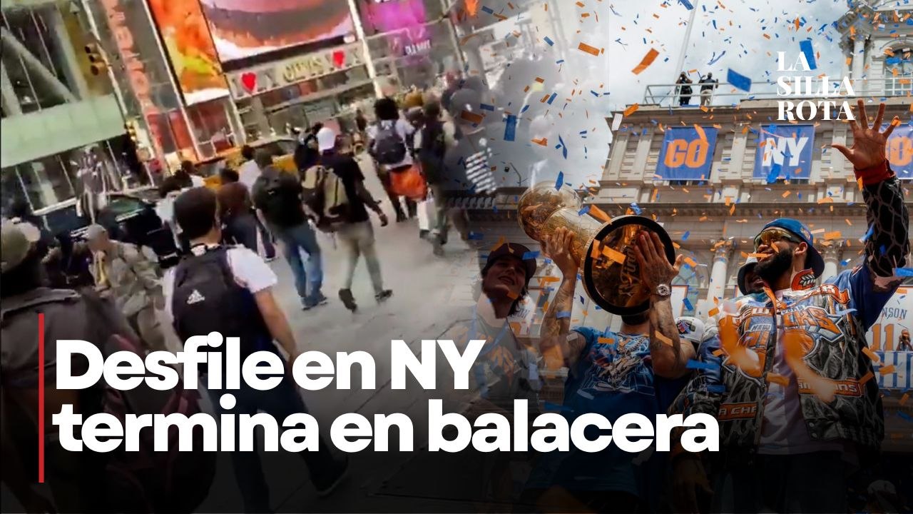 Desfile de los Knicks termina en caos; reportan balacera en Times Square