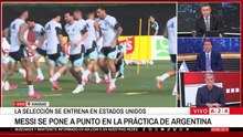 Messi práctica