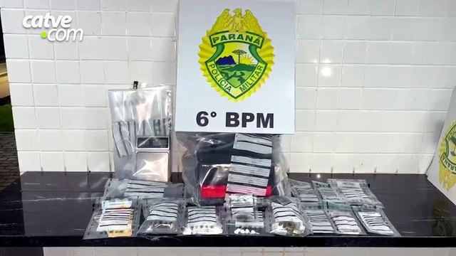 Choque apreende drogas em ação contra o tráfico na Região Norte de Cascavel
