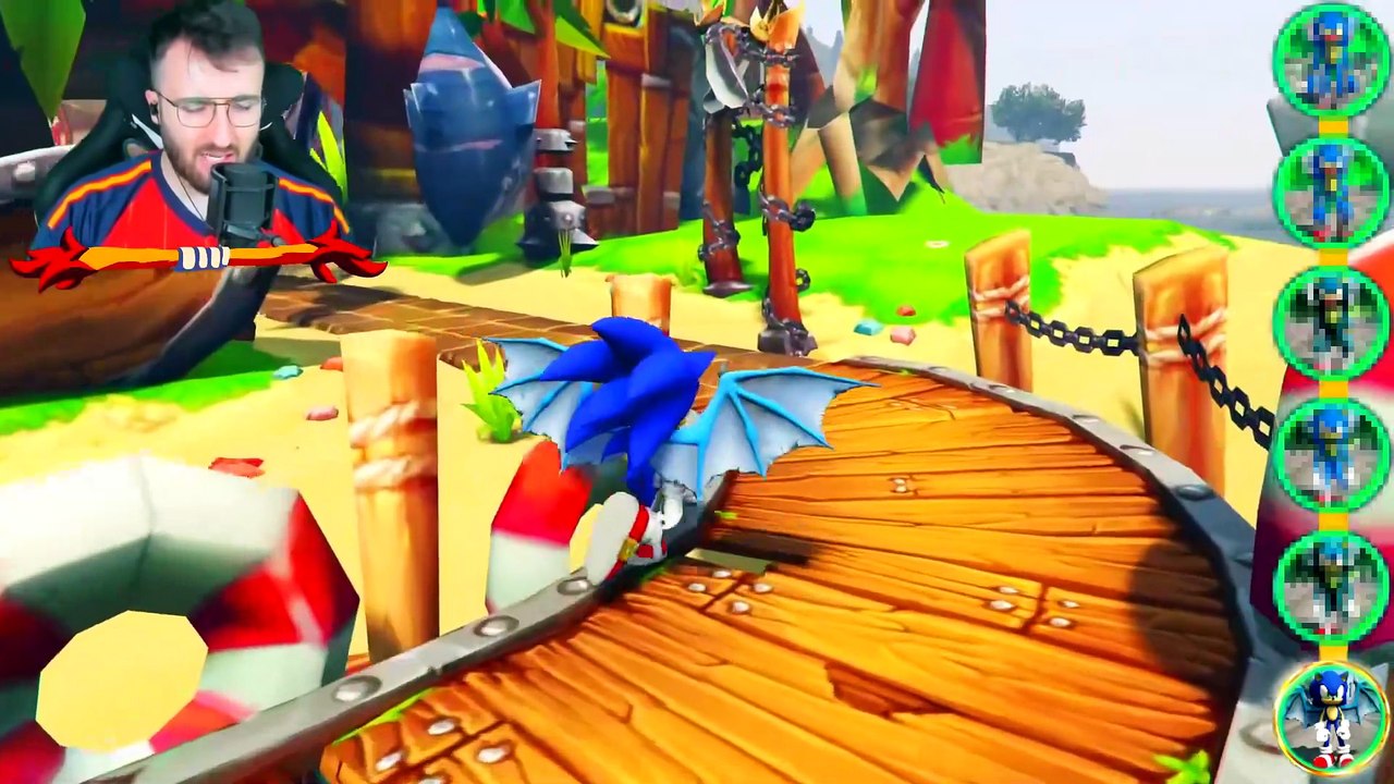 Mejorando a DRAGON SONIC en GTA 5 !! (Sonic Movie mod)