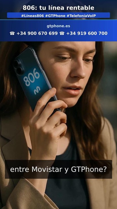 Línea 806 Movistar vs GTPhone: ¿cuál renta más? (en 1 minuto)
