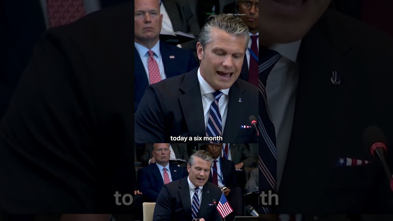 Secretary Hegseth criticizes NATO allies, pushe...